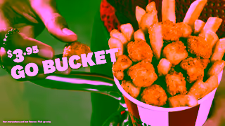 KFC KFCs 395 Go Bucket Ad Commercial Brand Imagery Photoshoot 0