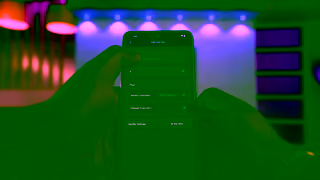 BestBuy Controlling the Govee Outdoor Permanent String Lights Ad Commercial Brand Imagery Photoshoot 2