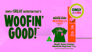 Coles Woofin Good Chicken Meatballs Ad Commercial Brand Imagery Photoshoot 2