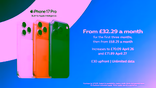 O2 O2 iPhone 17 Pro OLV October Trading Ad Commercial Brand Imagery Photoshoot 1