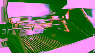 Grill King Ultimate BBQ Paradise Element Twin Hood 8B Outdoor Kitchen in 304 Stainless Steel White Stone Ad Commercial Brand Imagery Photoshoot 0