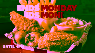 KFC KFCs 495 Fill Up Ft Fried Cookie Dough Ad Commercial Brand Imagery Photoshoot 1