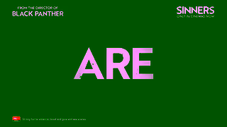 Warner Brothers Sinners In cinemas now Ad Commercial Brand Imagery Photoshoot 1