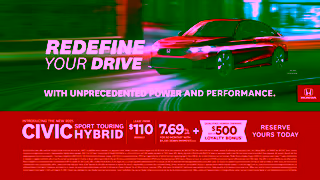 Honda Introducing the New 2025 Honda Civic Hybrid Ad Commercial Brand Imagery Photoshoot 2