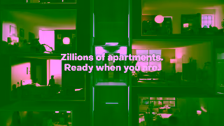 Zillow Zillions of apartments Ready when you are Ad Commercial Brand Imagery Photoshoot 2