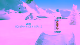 EVIAN WELCOME TO THE MOUNTAIN OF YOUTH Ad Commercial Brand Imagery Photoshoot 2