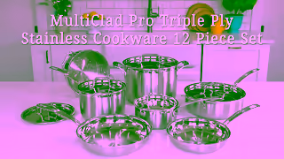 Cuisinart Cuisinart MultiClad Pro Triple Ply Stainless Cookware 12 Piece Set Ad Commercial Brand Imagery Photoshoot 0