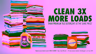 Arm & Hammer Stretch Your Budget with Deep Clean Laundry Detergent ARM HAMMER Laundry Ad Commercial Brand Imagery Photoshoot 1