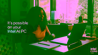 Intel Send a pic Intel Core Ultra Its possible on your Intel AI PC Ad Commercial Brand Imagery Photoshoot 2