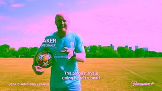 Paramount Plus UEFA Champions League Juggle Paramount Ad Commercial Brand Imagery Photoshoot 1