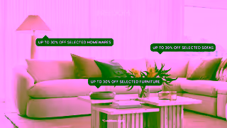 Freedom Furniture BLACKOUT SALE ON NOW Ad Commercial Brand Imagery Photoshoot 1