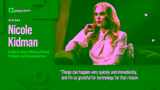 Paycom Nicole Kidman on Techs Role in the Workplace Ad Commercial Brand Imagery Photoshoot 0