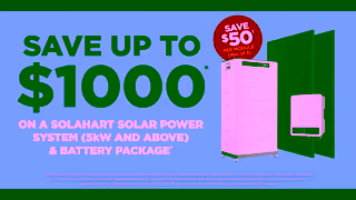 Solahart Get up to 1000 off a Solahart Solar Power System and Battery Package SOLA1328FP15 Ad Commercial Brand Imagery Photoshoot 1