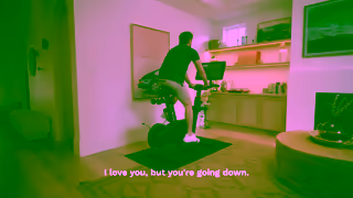 Aviron Active Bike Dad 30s 16x9 Alt Captioned Ad Commercial Brand Imagery Photoshoot 2