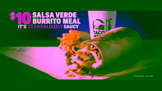 Taco Bell Taco Bell Salsa Verde Burrito Meal Ad Commercial Brand Imagery Photoshoot 1
