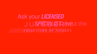 JUVEDERM Multi Awareness aid101670 OLV Text Only or Gel 6s TEXT ONLY Ad Commercial Brand Imagery Photoshoot 0