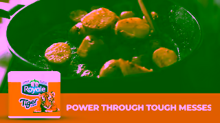 ROYALE TIGER STRONG Absorbent Even Cleans Pots Pans Ad Commercial Brand Imagery Photoshoot 0