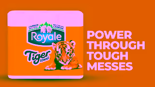 ROYALE TIGER STRONG Absorbent Even Cleans Pots Pans Ad Commercial Brand Imagery Photoshoot 3