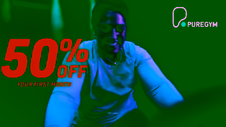 PureGym UK UK1B 50 Off 169 Widescreen 15s Spin Class Ad Commercial Brand Imagery Photoshoot 0