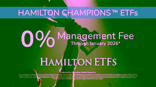 Hamilton ETFs CMVP SMVP HAMILTON CHAMPIONS 2024 12 31 Ad Commercial Brand Imagery Photoshoot 2