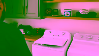 OxiClean Talking Washing Machine Commercial OxiClean Odor Blasters Ad Commercial Brand Imagery Photoshoot 0