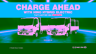 Hino Australia Charge Ahead with Hino Hybrid Electric Ad Commercial Brand Imagery Photoshoot 2