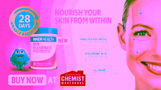 INNER HEALTH NEW Postbiotic Formula Reduce wrinkles in 28 days with Inner Health Skin Rejuvenate Ad Commercial Brand Imagery Photoshoot 2