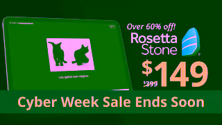 Rosetta Stone Cyber Week 2024 15s Ad Commercial Brand Imagery Photoshoot 0