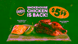 Church's Texas Chicken Smokehouse Chicken Back Bolder Than Ever 6s Ad Commercial Brand Imagery Photoshoot 2