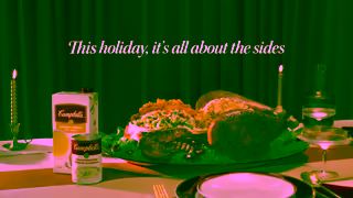 Campbell's F25 Campbells Holiday Sides Campaign Condensed Display 6s Sides 16x9 EN Ad Commercial Brand Imagery Photoshoot 1