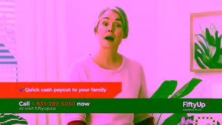 FiftyUp FiftyUp Final Expenses TV Ad 2023 Sophia Ad Commercial Brand Imagery Photoshoot 1