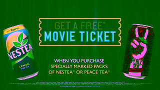 Nestea Free movie ticket Ad Commercial Brand Imagery Photoshoot 1