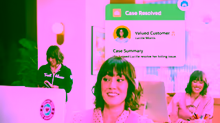 Salesforce Service buyer writing staff Ad Commercial Brand Imagery Photoshoot 1