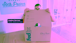 FedEx TransTasman success stories Sydney Sock Project Ad Commercial Brand Imagery Photoshoot 0