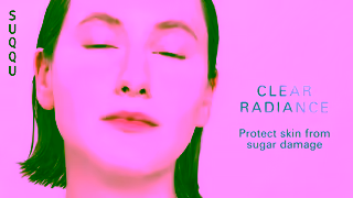 SUQQU Clear Radiance Japanese Skincare Innovation SUQQU AQUFONS WATER TUNING GEL for plump glowing skin Ad Commercial Brand Imagery Photoshoot 2