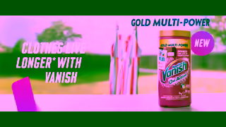 Vanish NEW Vanish Gold Multi Power Our Best Stain Remover  Even in Cold and Short Cycles Ad Commercial Brand Imagery Photoshoot 2