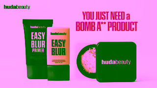 Huda Beauty Easy Blur TVC Ad Commercial Brand Imagery Photoshoot 0