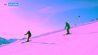 Ski Amade Sunny Skiing and Snow Vibes in Ski amad Ad Commercial Brand Imagery Photoshoot 1