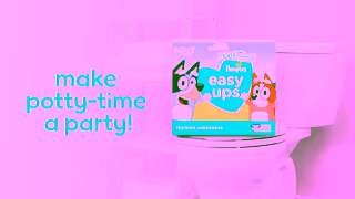 Pampers Pampers Easy Ups Bluey Make Potty Time a Party 15s Ad Commercial Brand Imagery Photoshoot 0