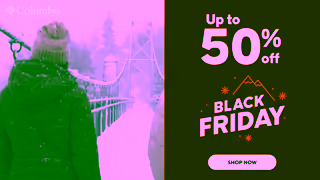 Columbia Sportswear ECOM BF DEMANDGEN 16x9 EN Ad Commercial Brand Imagery Photoshoot 0