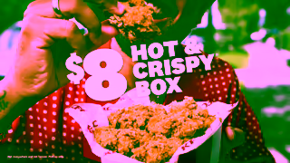 KFC KFCs 8 Hot Crispy Box Ad Commercial Brand Imagery Photoshoot 0
