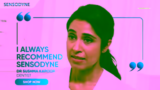 Sensodyne Sensodyne is the 1 Dentist recommended brand for sensitive teeth Data on File Ad Commercial Brand Imagery Photoshoot 2