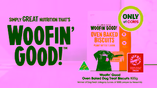 Coles Woofin Good Peanut Butter Biscuits Ad Commercial Brand Imagery Photoshoot 2