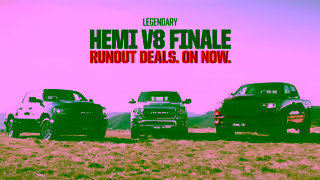 Ram Trucks RAM V8 HEMI Finale Runout Deals On Now Ad Commercial Brand Imagery Photoshoot 2