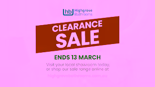 Highgrove Bathrooms Clearance Sale Save up to 50 Off Selected Items Ad Commercial Brand Imagery Photoshoot 2