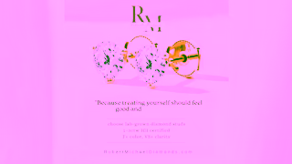 Robert Michael Diamonds Ethical Sparkle LabGrown Diamond Studs Ad Commercial Brand Imagery Photoshoot 2