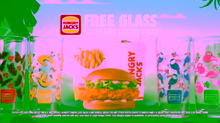 Hungry Jacks Hungry Jacks FREE Glass with any Large Meal Ad Commercial Brand Imagery Photoshoot 2