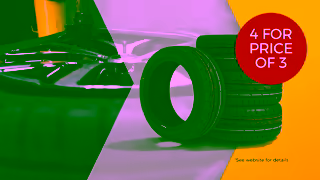Mobile Tyre Shop MOBILE TYRE SHOP 4 FOR 3 OFFER COMMERCIAL Ad Commercial Brand Imagery Photoshoot 1