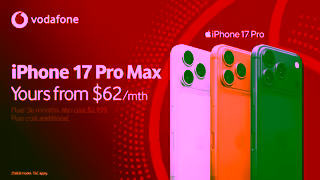 Vodafone The allnew iPhone 17 Pro Max is here get yours at Vodafone Ad Commercial Brand Imagery Photoshoot 0