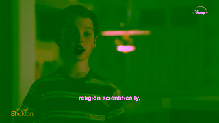 Disney Plus Young Sheldon Now streaming on Disney Ad Commercial Brand Imagery Photoshoot 1
